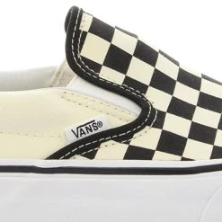Remise ❤️ Baskets Classic Slip-On EYEBWW Black White Checker Board White de Vans 👍 -Vans Soldes Boutique vans 125794 eyebww white 20180828T174041 03