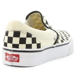 Remise ❤️ Baskets Classic Slip-On EYEBWW Black White Checker Board White de Vans 👍 -Vans Soldes Boutique vans 125794 eyebww white 20180828T174041 04