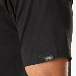 Offres 🤩 Tee Shirt Left Chest Logo VN0A3CZEY28 Noir de Vans 🎉 -Vans Soldes Boutique vans 187802 VN0A3CZEY28 BLACK WHITE 20190703T105319 04