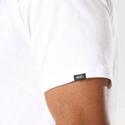 Bon marché 🔔 Tee 😉 Shirt Left Chest Logo VN0A3CZEYB2 Blanc de Vans ✔️ -Vans Soldes Boutique vans 187809 VN0A3CZEYB2 WHITE BLACK 20190703T110009 04
