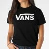 Meilleure vente 🧨 Tee Shirt Femme Flying V Noir Blanc de Vans 👏