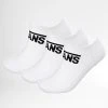 Budget ⭐ Lot De 3 Paires De Chaussettes Invisibles XSXWHT1 Blanc de Vans 🎁