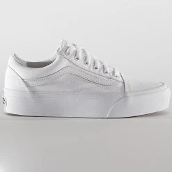 Tout neuf ⌛ Baskets Femme Old Skool Platform A3B3UW001 True White de Vans 🌟 -Vans Soldes Boutique vans 226894 A3B3UW001 TRUE WHITE 20200806T155556 03