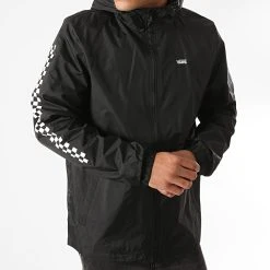 Offres ⭐ Coupe-Vent Garnett A457195Y1 Noir de Vans ⌛ -Vans Soldes Boutique vans 236907 A457195Y1 BLACK CHECKERBO 20201008T092241 03