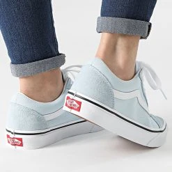 De gros ✔️ Baskets Femme Old Skool A38G1Q6K1 Baby Blue True White de Vans 🔔 -Vans Soldes Boutique vans 245009 A38G1Q6K1 BABY BLUE TRWHT 20210602T154135 04