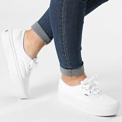 Tout neuf 🧨 Baskets Femme Authentic Platform A3AV8W001 True White de Vans ⭐ -Vans Soldes Boutique vans 245016 A3AV8W001 TRWHT 20210629T143252 03