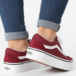 Coupon 😀 Baskets Femme Old Skool Platform A3B3U5U7 Port Royale True White de Vans 🧨 -Vans Soldes Boutique vans 247150 A3B3U5U71 PORT ROYAL TRUE WHT 20210629T161900 02
