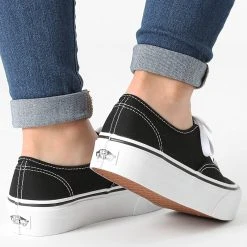 Coupon ❤️ Baskets Femme Authentic Platform A3AV8BLK Black de Vans 🔥 -Vans Soldes Boutique vans 247151 A3AV8BLK1 BLACK 20210629T141918 02