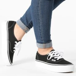 Coupon ❤️ Baskets Femme Authentic Platform A3AV8BLK Black de Vans 🔥 -Vans Soldes Boutique vans 247151 A3AV8BLK1 BLACK 20210629T141920 03