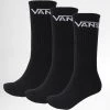 Nouveau ✔️ Lot De 3 Paires De Chaussettes XSE Noir de Vans 🤩