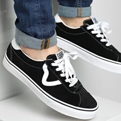De gros ⭐ Baskets Vans Sport BU6A6O Suede Black 🎁