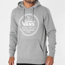 Les meilleures critiques de ⌛ Sweat Capuche Athletic PO A5KEH Gris Chiné de Vans 👏