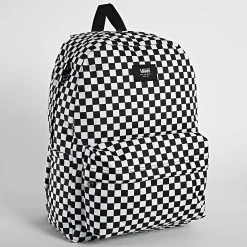 Grosses soldes ✨ Sac A Dos Old Skool Checkered Noir Blanc de Vans ⌛