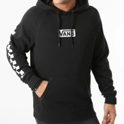 Meilleure vente 💯 Sweat Capuche Versa Standard Noir de Vans ❤️