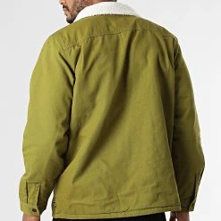 Bon marché 🎁 Veste Col Mouton Drill Chore Vert Kaki de Vans 🔔 -Vans Soldes Boutique vans 289083 A5KLK YXV 20211020T162100 04