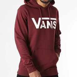 Remise 👏 Sweat Capuche Classic Hoodie Bordeaux de Vans ⌛ -Vans Soldes Boutique vans 289084 A456B K10 20211020T161838 03