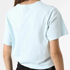 Acheter 🎉 Tee 🔥 Shirt Femme Chest Logo A7RSR Bleu Ciel de Vans ❤️ -Vans Soldes Boutique vans 297227 A7RSR YRQ 20220103T160134 04