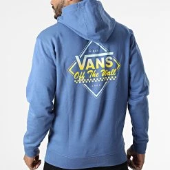 Acheter 👍 Sweat Capuche Retro Vans A7PY4 Bleu 🥰