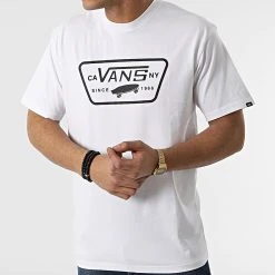 Tout neuf ⌛ Tee Shirt Full Patch QN8YB2 Blanc de Vans ⌛ -Vans Soldes Boutique vans 297995 VN000QN8YB2 20220114T143042 03