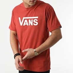 Les meilleures critiques de 🔥 Tee Shirt Classic GGGSQ6 Rouge Brique de Vans 🔔 -Vans Soldes Boutique vans 298188 VN000GGGSQ6 20220114T143951 03
