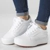 Top 10 🎉 Baskets Femme Old Skool Stacked U15L5R Canvas True White de Vans 🛒