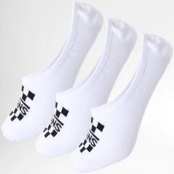 Meilleure affaire 🎁 Lot De 3 Paires De Chaussettes A7S9B Blanc de Vans ⌛