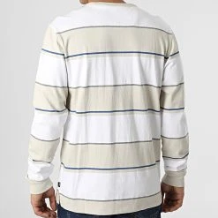 Meilleure affaire ⭐ Tee 👍 Shirt A Manches Longues A7PN2 Blanc Beige de Vans ❤️ -Vans Soldes Boutique vans 301742 VN0A7PN2YUP1 20220208T162548 04