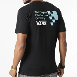 Promo 👍 Tee 🥰 Shirt A7PJI Noir de Vans ⭐ -Vans Soldes Boutique vans 305067 A7PJI BLK 20220228T155602 04