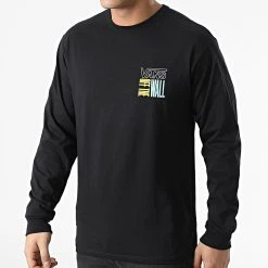 Acheter 💯 Tee Shirt Manches Longues A7PJK Noir de Vans 🥰 -Vans Soldes Boutique vans 305069 A7PJK BLK 20220228T155716 03