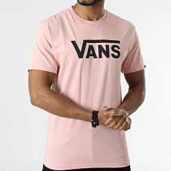 Meilleur prix 👏 Tee Shirt Classic Rose de Vans 😍 -Vans Soldes Boutique vans 312733 00GGG YUH 20220407T153013 03