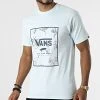 Bon marché 🥰 Tee Shirt Classic Print Box A5E7Y Bleu Clair de Vans 🧨