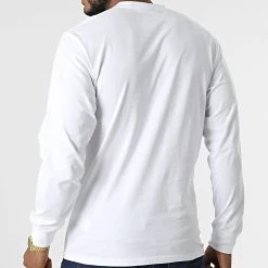 Bon marché ✔️ Tee 🎉 Shirt A Manches Longues Sketchy Past A7PMN Blanc de Vans 🌟 -Vans Soldes Boutique vans 313030 A7PMN WHT 20220413T160509 04