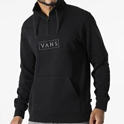 Acheter ✨ Sweat A Col Zippé Easy Box A5KN8 Noir de Vans ⌛ -Vans Soldes Boutique vans 313181 A5KN8 BLK 20220413T155913 05