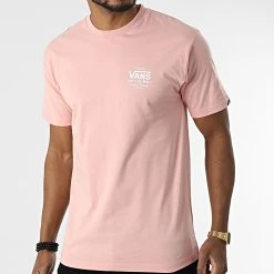 Offres 🔔 Tee Shirt A3HZF Rose Clair de Vans ✨ -Vans Soldes Boutique vans 317259 A3HZF YTK 20220503T160503 04