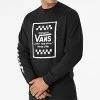Meilleure affaire 😀 Tee Shirt Manches Longues A7PMN Noir de Vans 🎉