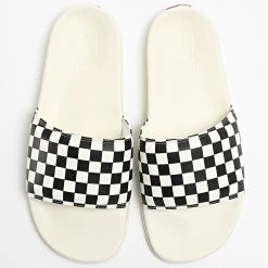 Offres ⭐ Claquettes La Costa Checkerboard Blanc Noir de Vans 🎁 -Vans Soldes Boutique vans 322051 A5HFER6R1 20220603T133342 04