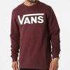Grosses soldes 🥰 Sweat Crewneck Classic Crew II Bordeaux de Vans ✨