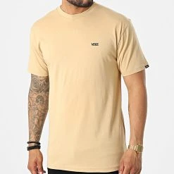 Meilleure affaire ✔️ Tee ✨ Shirt Left Chest Logo A3CZE Camel de Vans ⭐