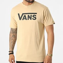 Meilleure vente 😍 Tee Shirt Classic 00GGG Camel de Vans 🎁 -Vans Soldes Boutique vans 322670 00GGG Y97 20220613T161041 01