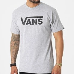 Grosses soldes 😀 Tee 🔥 Shirt Classic 00GGG Gris Chiné de Vans ❤️