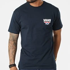 Coupon ✨ Tee ⭐ Shirt A7S6T Bleu Marine de Vans 😉 -Vans Soldes Boutique vans 323802 A7S6T NVY 20220617T151404 03