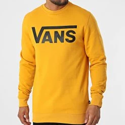 Vente flash 🛒 Sweat Crewneck A456A Moutarde de Vans ✔️