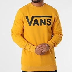 Vente flash 🛒 Sweat Crewneck A456A Moutarde de Vans ✔️ -Vans Soldes Boutique vans 323803 A456A F3X 20220617T151621 03