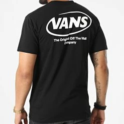 Promo 💯 Tee Shirt A7S6U Noir de Vans 👍