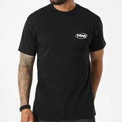 Promo 💯 Tee Shirt A7S6U Noir de Vans 👍 -Vans Soldes Boutique vans 323811 A7S6U BLK 20220617T152208 03