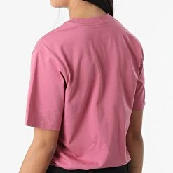 Nouveau 🛒 Tee Shirt Femme Left Chest Logo Rose de Vans 👏 -Vans Soldes Boutique vans 323812 A7RSR BEL 20220621T140041 04