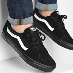 Meilleur prix 🔔 Baskets Sk8 Low 5KXDBZW Contrast Black White de Vans ❤️
