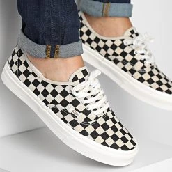 Remise 🥰 Baskets Authentic A5KRD Eco Theory Checkerboard de Vans 🌟