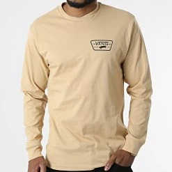 Coupon 🤩 Tee Shirt Manches Longues Full Patch Back A2XCM Sable de Vans 🎉 -Vans Soldes Boutique vans 327230 A2XCM Y97 20220708T154926 03