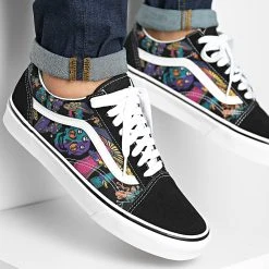 Remise ✨ Baskets Old Skool 7Q2J0ZB Trippy Drip Black Multi de Vans 👍